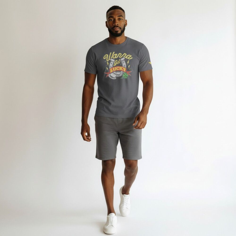 Official WWE Happy Corbin Madcap Moss Wanna Get Lucky Vegas Tee 5XL Black